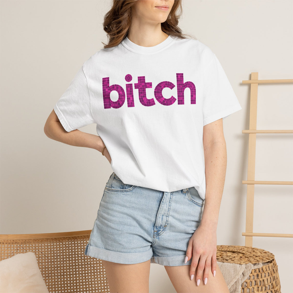 Pink Bitch 2X Logo T